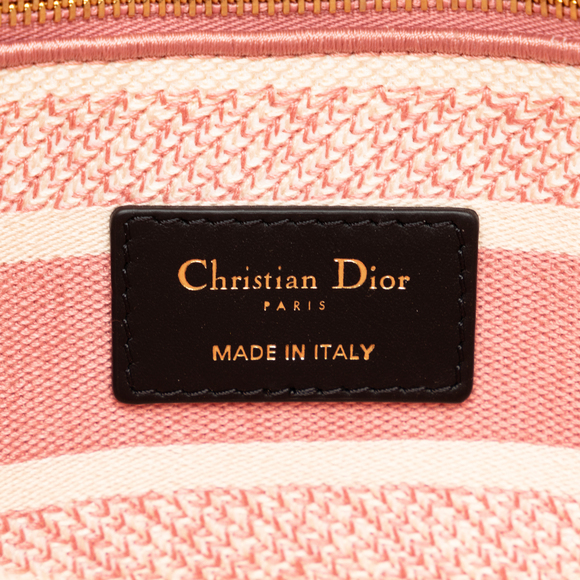 Pre-Loved Dior Medium D-Stripes Lady D-Lite - Picture 6 of 10